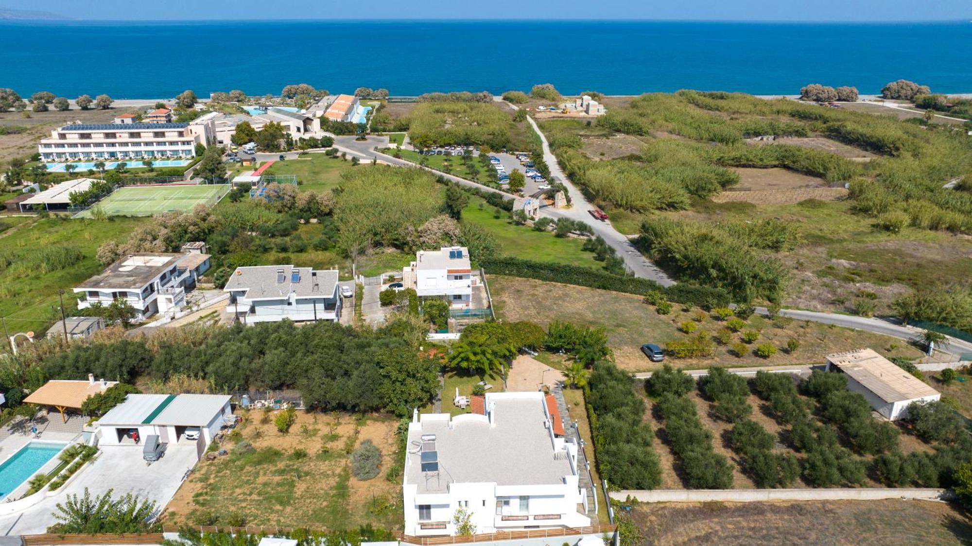 Villa Eleni 100M From The Sea Rapanianá Dış mekan fotoğraf