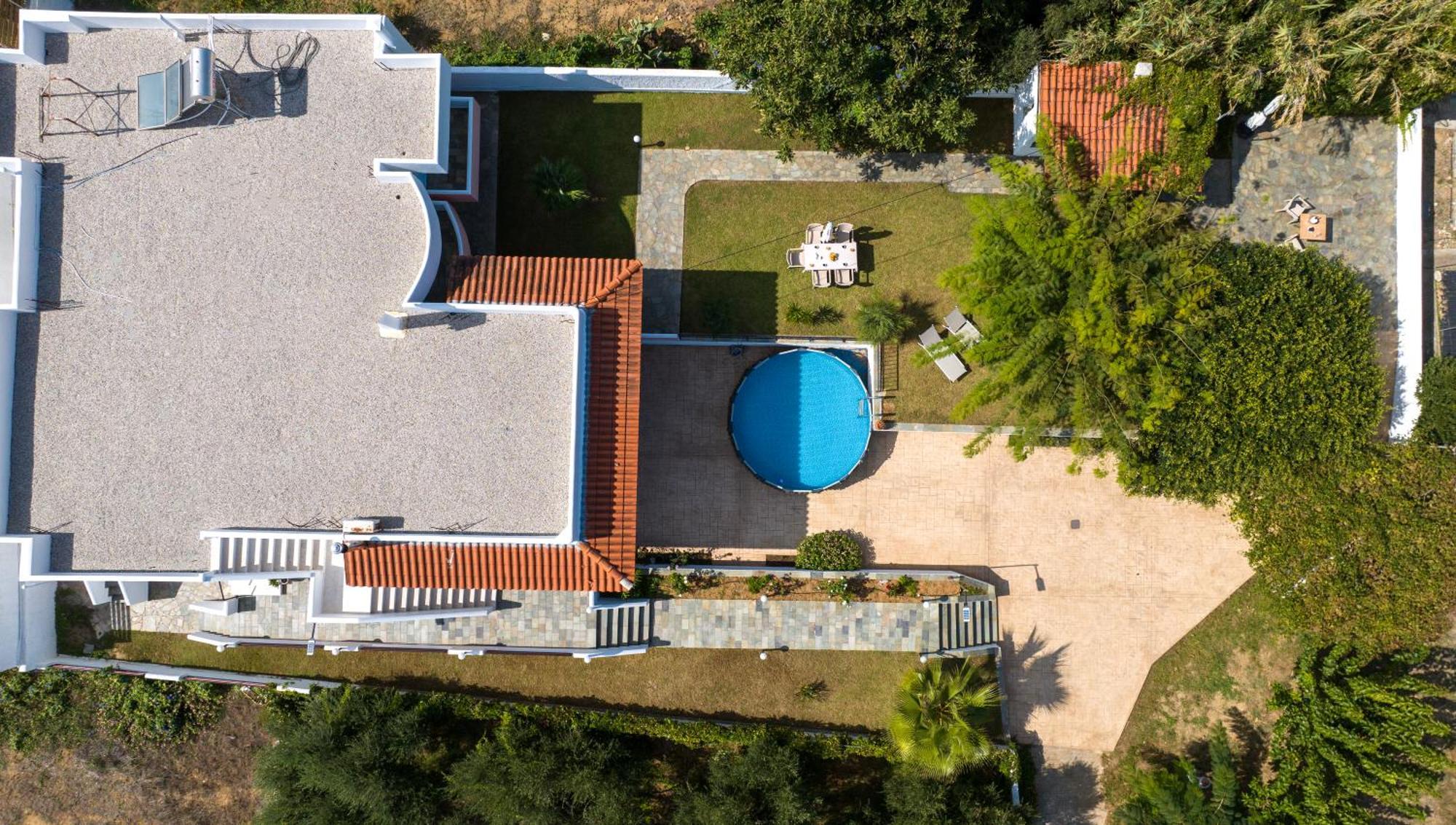 Villa Eleni 100M From The Sea Rapanianá Dış mekan fotoğraf