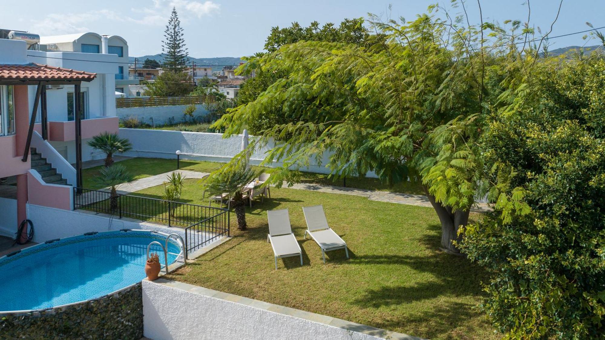 Villa Eleni 100M From The Sea Rapanianá Dış mekan fotoğraf