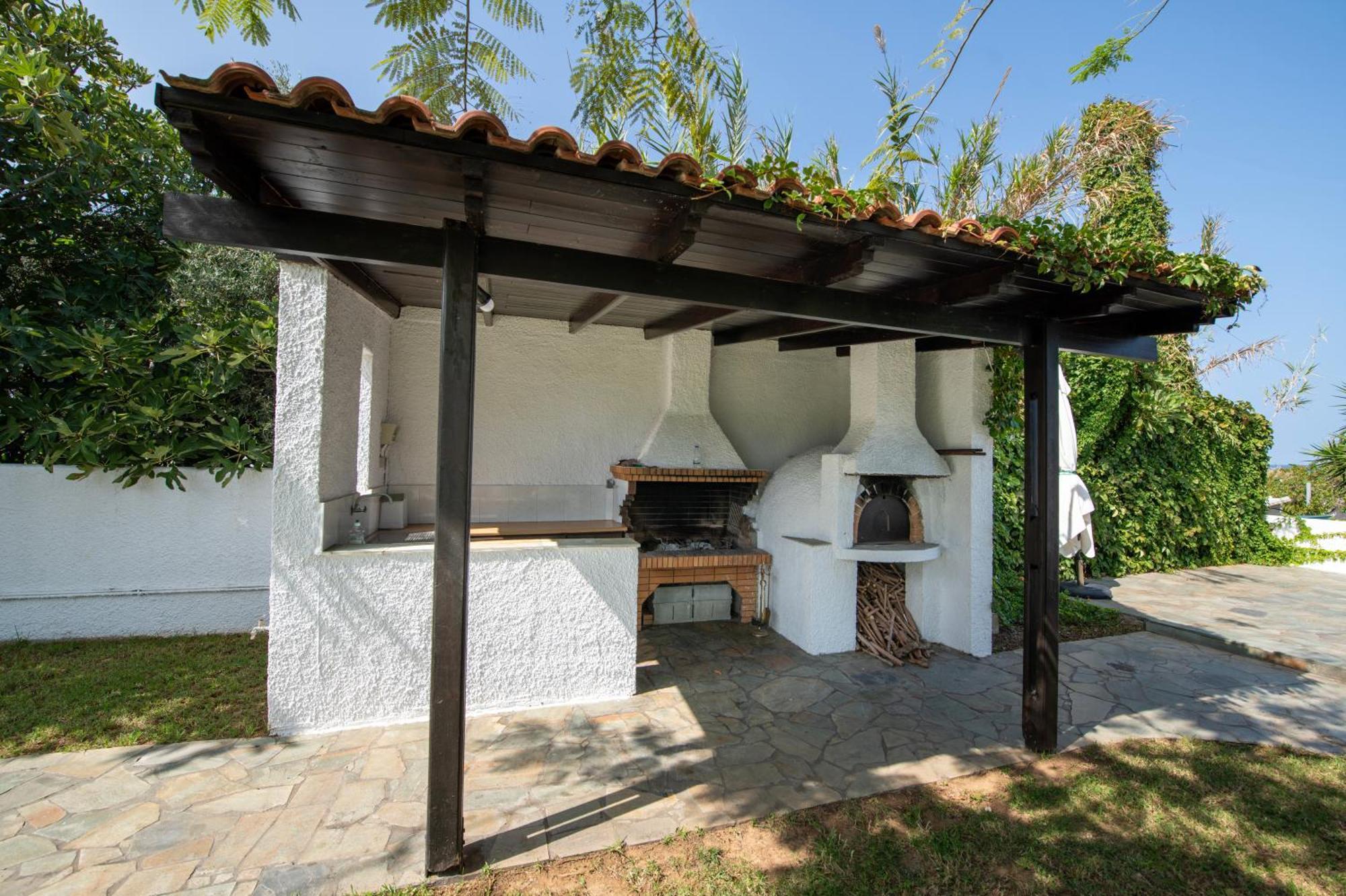Villa Eleni 100M From The Sea Rapanianá Dış mekan fotoğraf