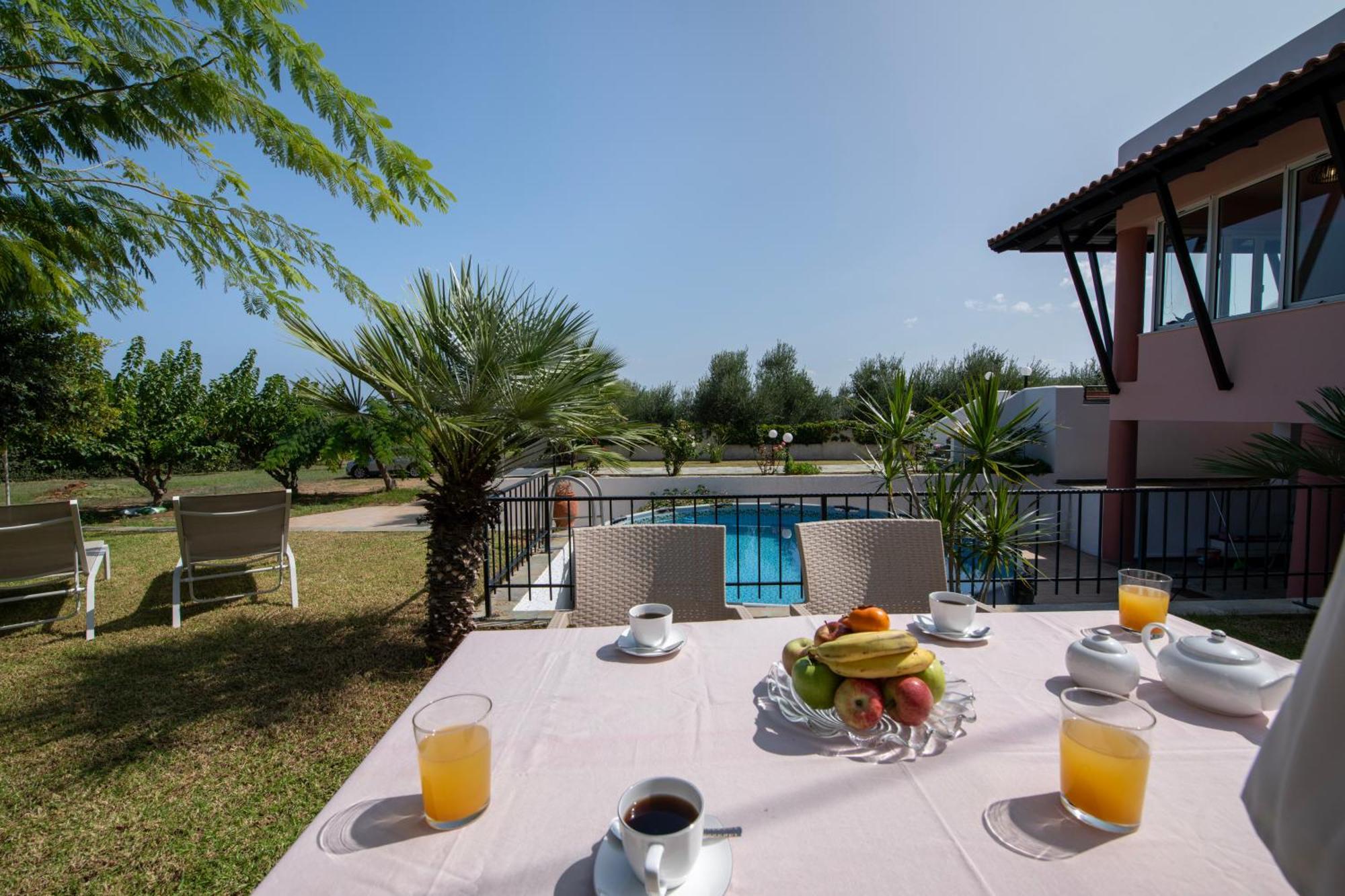 Villa Eleni 100M From The Sea Rapanianá Dış mekan fotoğraf