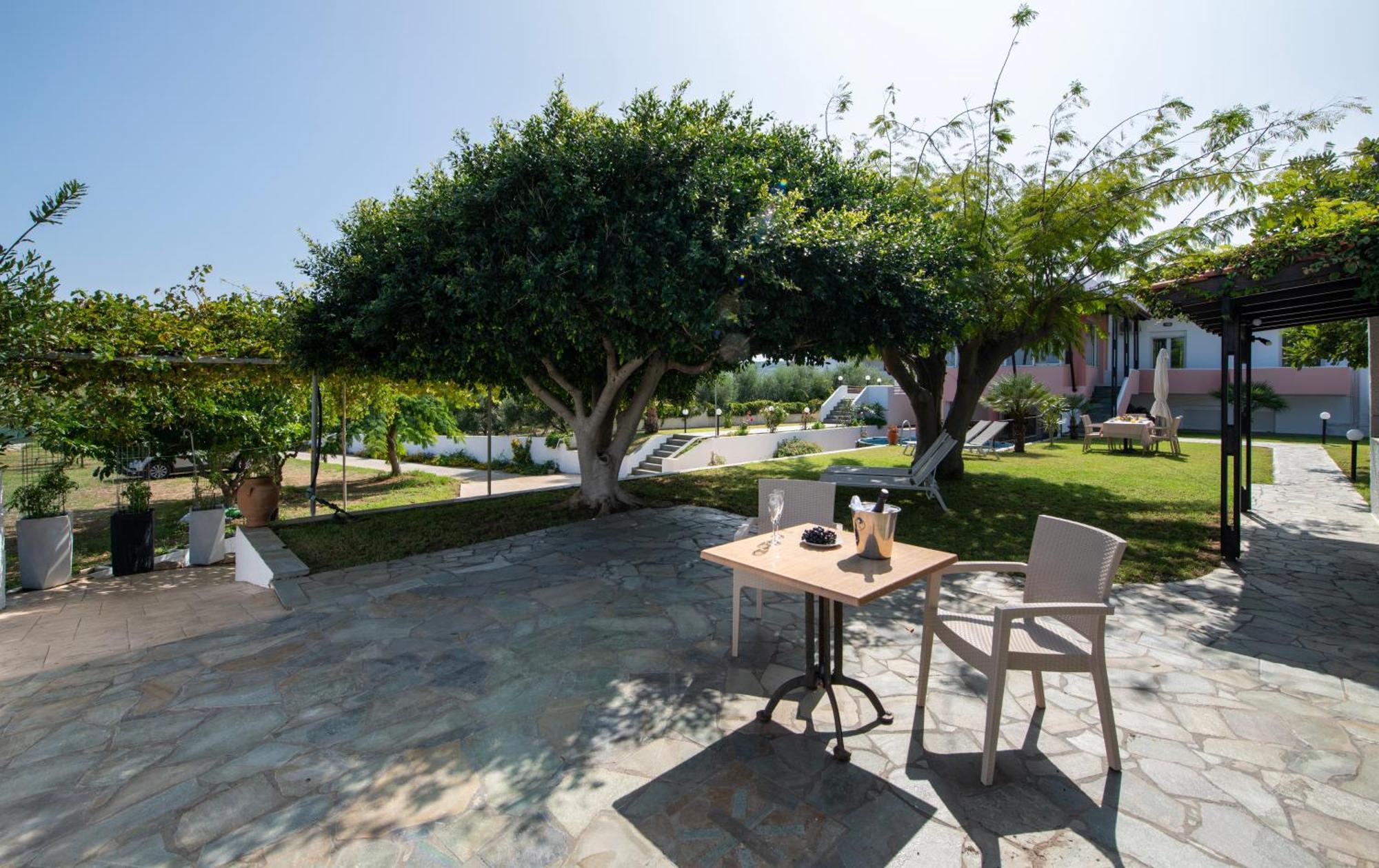 Villa Eleni 100M From The Sea Rapanianá Dış mekan fotoğraf