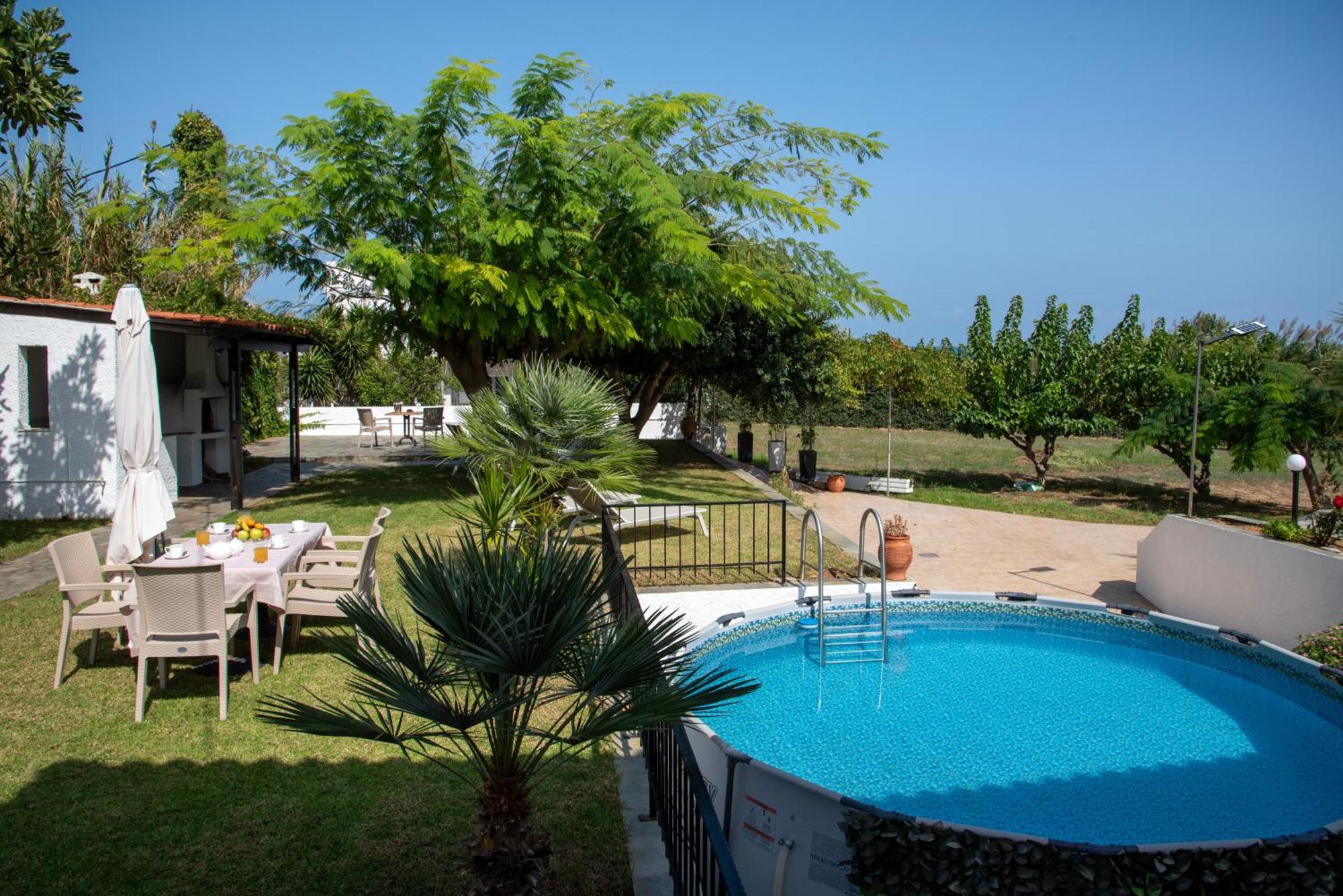 Villa Eleni 100M From The Sea Rapanianá Dış mekan fotoğraf