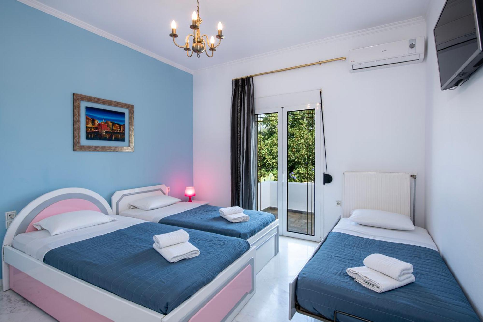 Villa Eleni 100M From The Sea Rapanianá Dış mekan fotoğraf